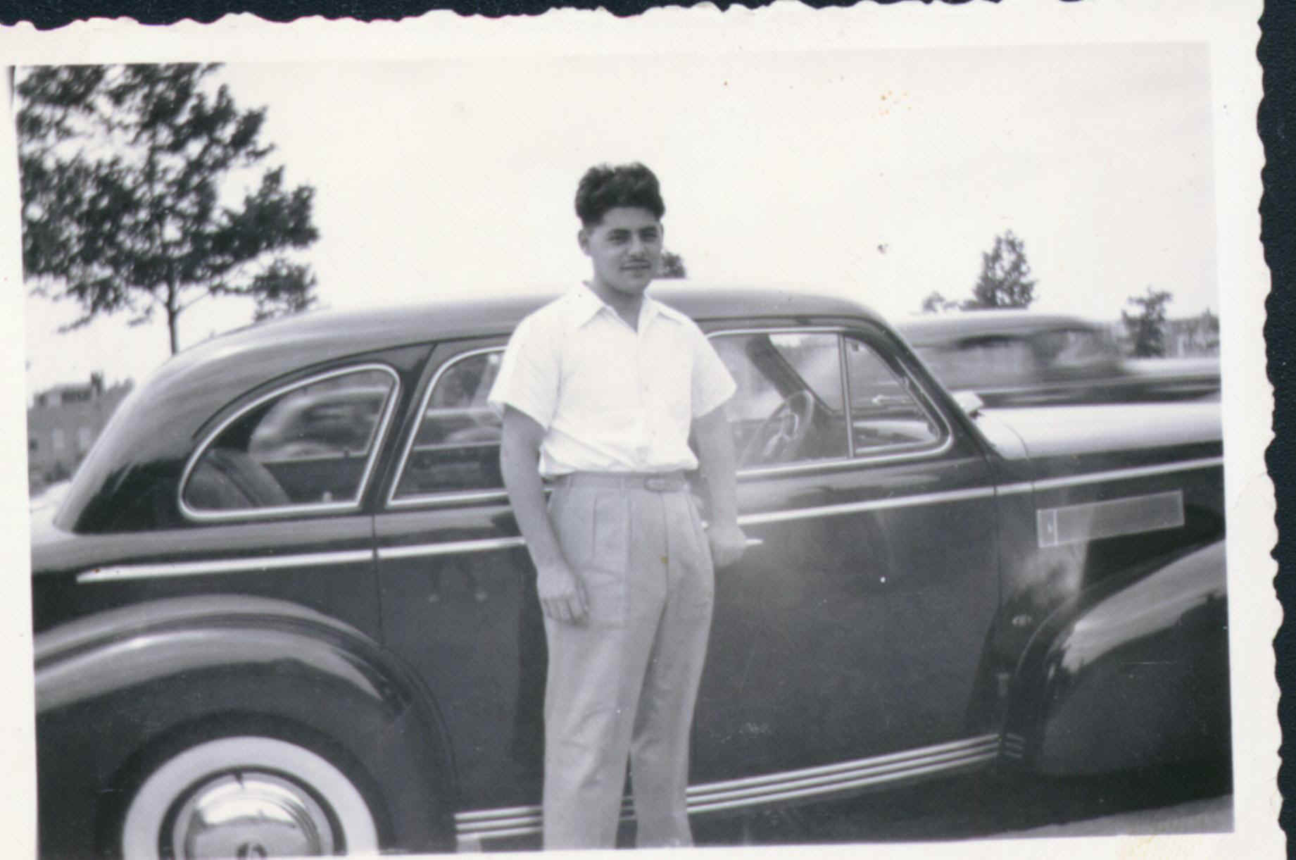 This Is Abe is the 1940's . Sweet Car Grandpa. Those are some fat whitewalls